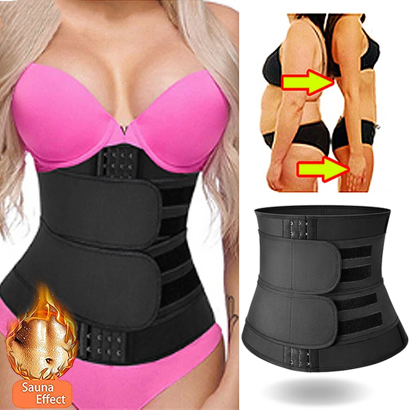 

Neoprene Sweat Body Shaper Waist Trainer Belts Shapewear Girdle Tummy Control Slimming Fat Burning Postpartum Sheath Belt