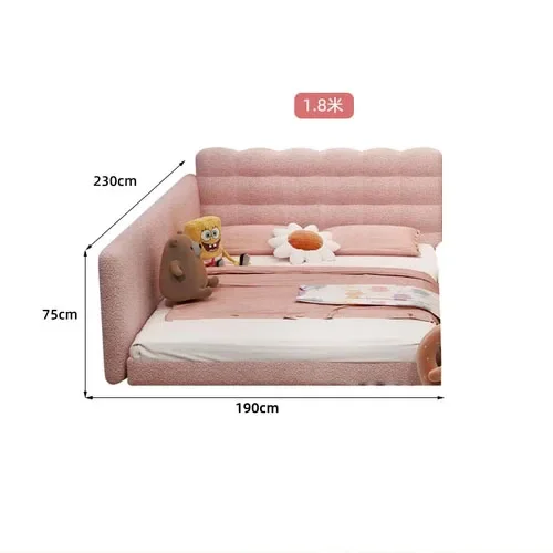 Multifuncional simples tatami confortável apartamento criança guardrail cama super princesa letto matrimoniale móveis modernos