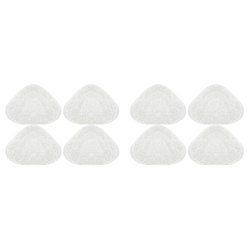KEOL-8PCS Vileda Ocedar 진공 청소기 용 스팀 걸레 패드 세척 가능 재사용 가능한 삼각형 걸레 패드 천 청소 바닥 도구