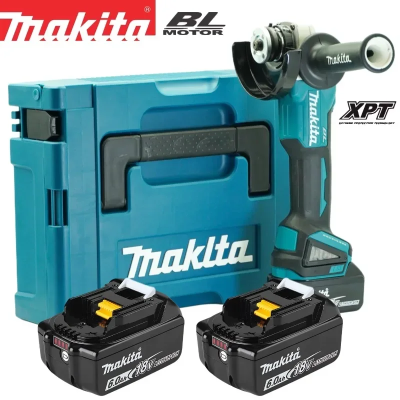 Makita 18V 125mm DGA404 meuleuse d'angle électrique sans brosse haute puissance Rechargeable Machine de polissage de coupe au Lithium