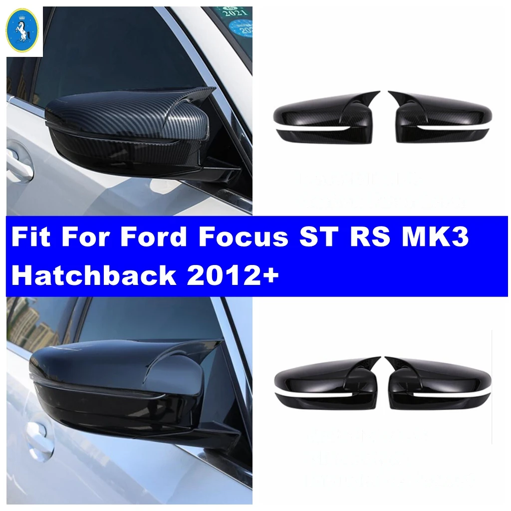 

Outer Side Door Rearview Mirror Decoration Cover Trims Fit For BMW 5 6 Series GT G30 530I 2017 - 2022 Car Exterior Accessories