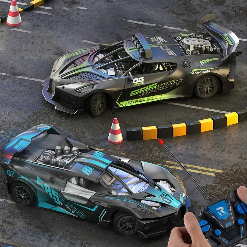 Rc カー 4Ch 高速リモコンドリフトレーシングカー電動スポーツカーおもちゃの車両モデルのおもちゃ男の子子供の誕生日ギフト