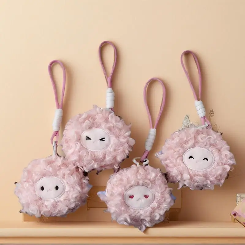 

Adorable Soft Toy Curly Sheep Keychain; Perfect Bag Pendant and Birthday Gift; Kawaii Stuffed Doll Back Pack Accessory