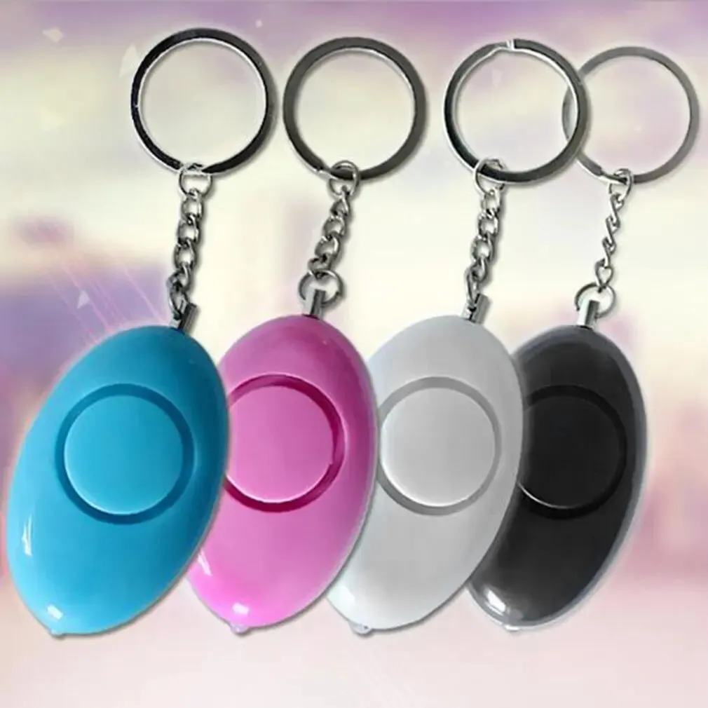 Mini Egg Shape Women Personal Safety Alarm Keyring Anti-Attack Security Protection Emergency Alarm Children School Alert