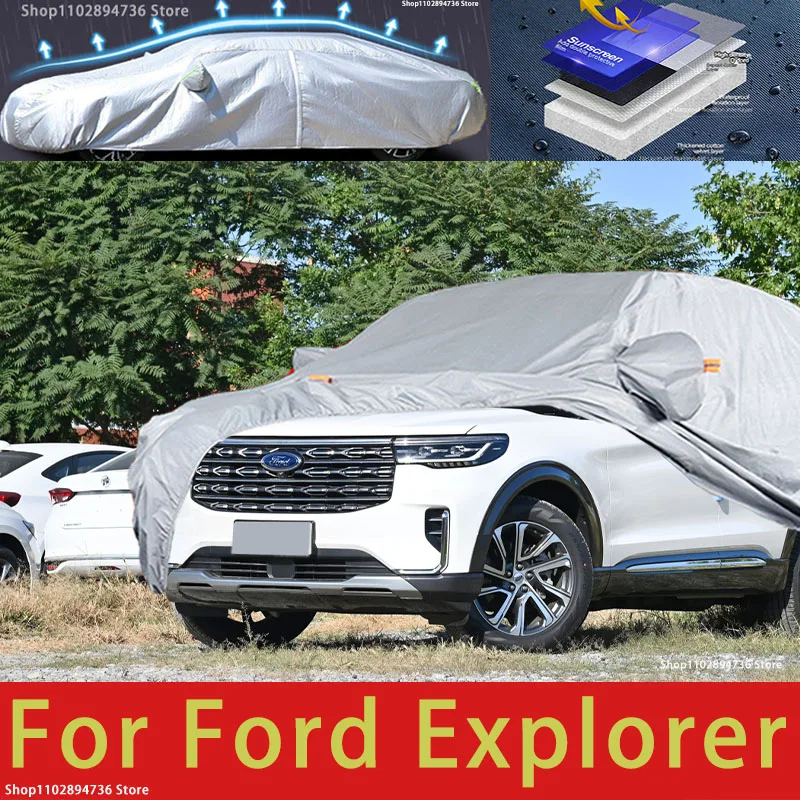 

Защитный чехол для автомобиля Ford Explorer, защита от солнца, защита от охлаждения, автомобильная одежда, защита краски автомобиля