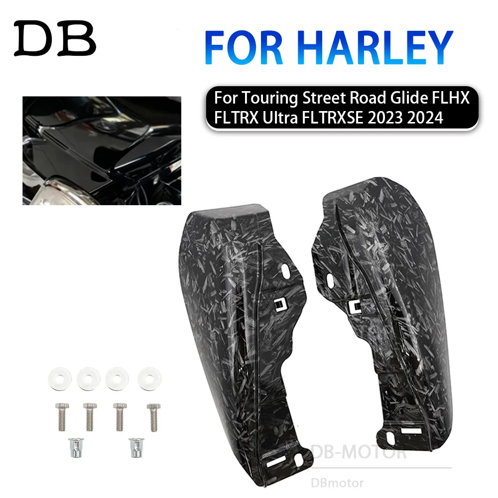 

For Harley Touring Street Road Glide FLHX FLTRX Ultra FLTRXSE 2023 2024 Motorcycle Accessories Air Heat Shield Trim Deflector