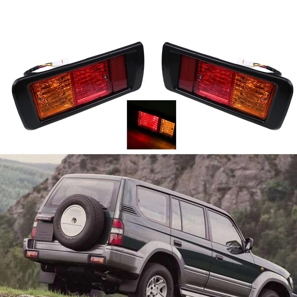 

Rear Bumper Fog Lamp Taillight For Toyota Land Cruiser 90 95 1996-2002 8156060440 Car Tail Signal Brake Taillamp Bulb Light