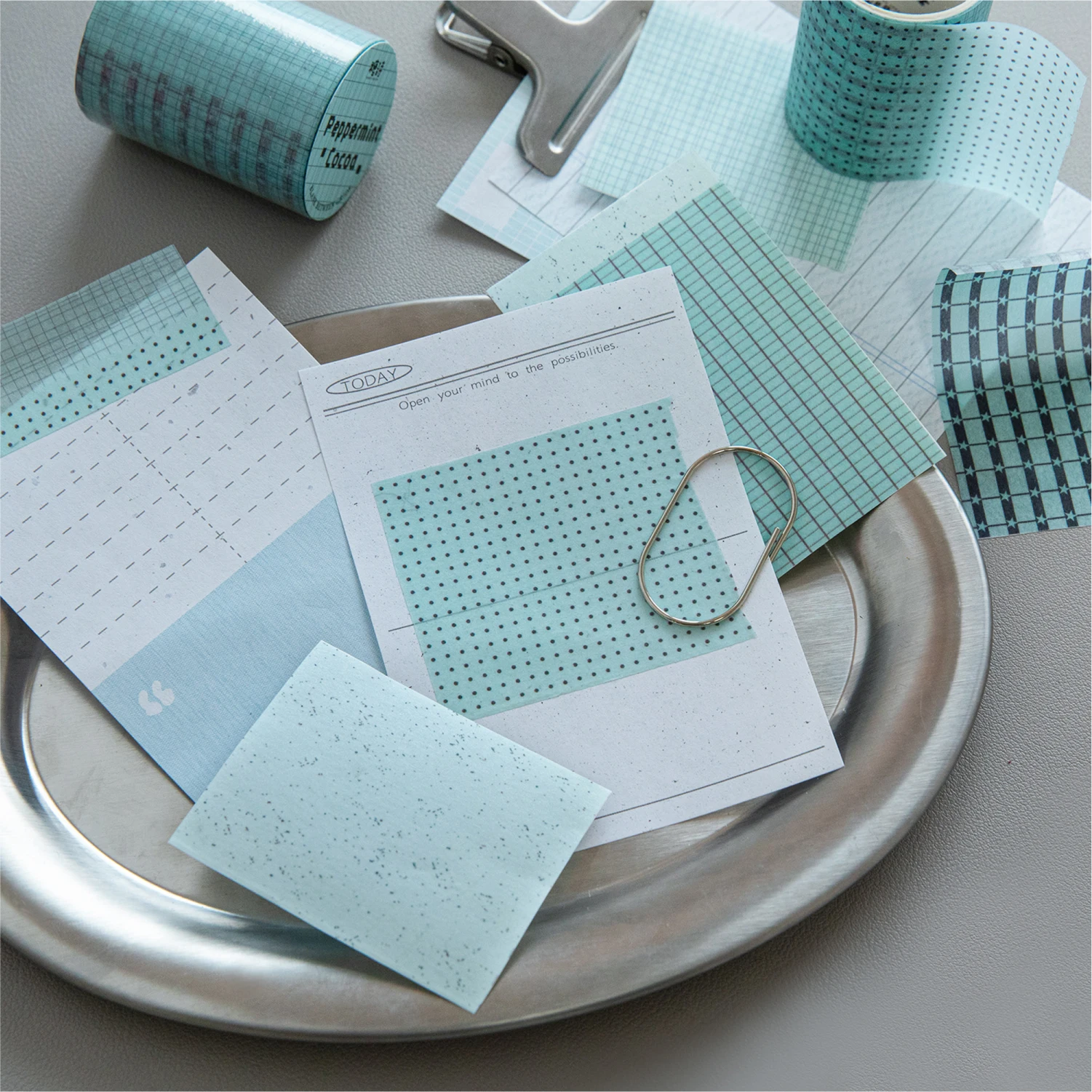 50mm*2m Basic grid horizontal line Tapes Sticker Creativity Scrapbook Hand Account Adhesive hand made Diy Junk Journal Supplies view 5