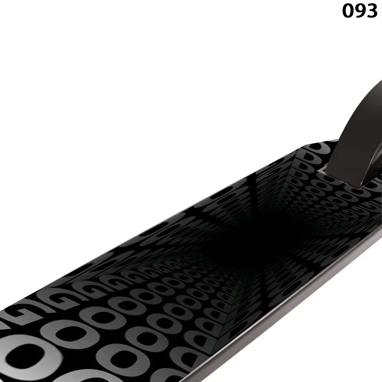 

1 черно-белая наклейка с решетчатым узором для самоката, наклейка для скейтборда, наклейка на корпус скейтборда, персонализированная крутая DIY-наклейка для самокатов