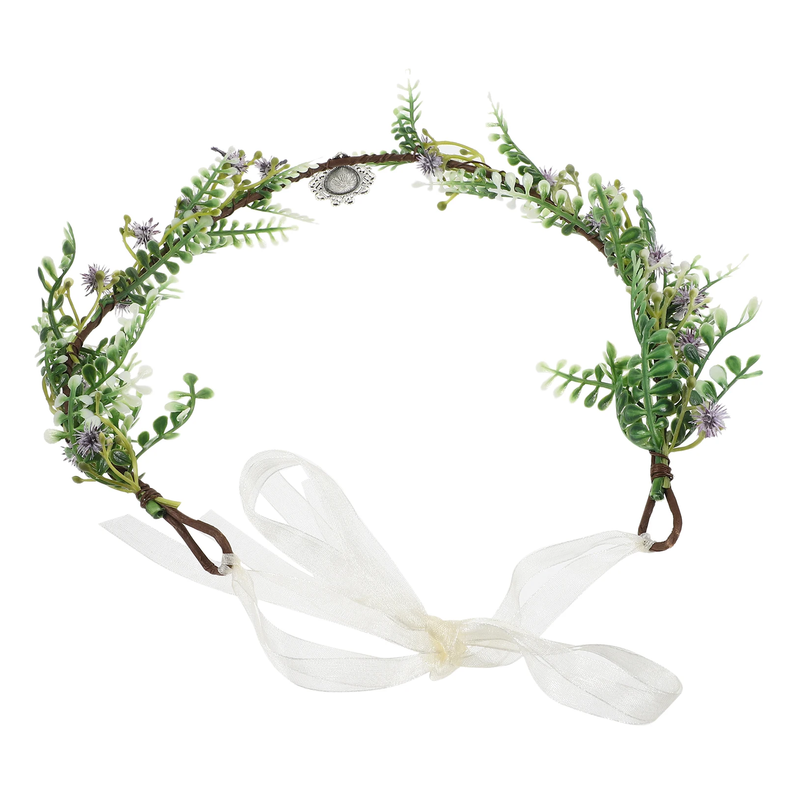 

Flower Women Girls Wedding Party Bridal Hair Accessories Costume Headpiece Mori Costume Crown Headband Flower Crown Style
