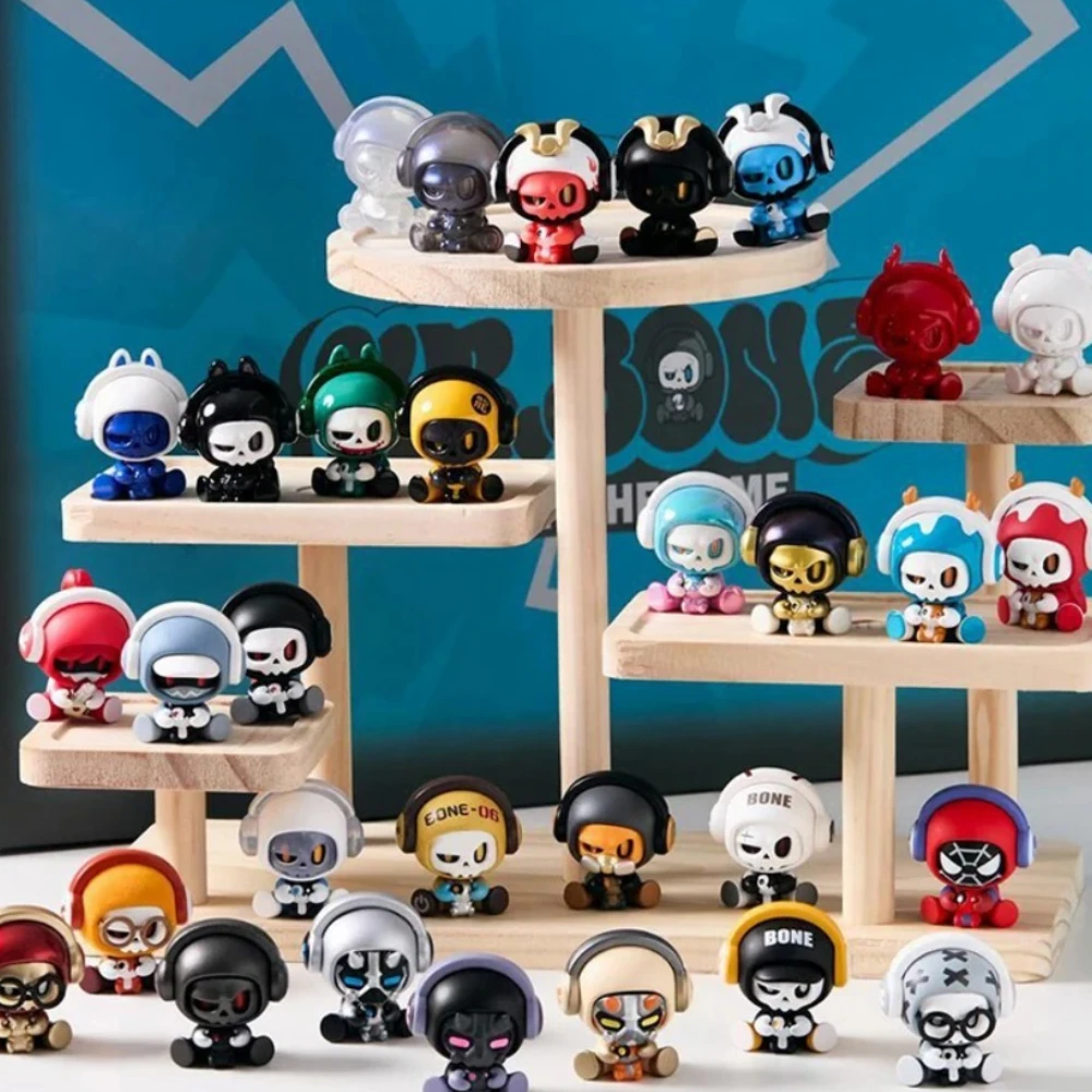 

MR.BONE Babybone Series Blind Box Cute Babybone Action Figure Surprise Bag Kawaii MR.BONE Doll Mystery Box Home Desk Decor Toys
