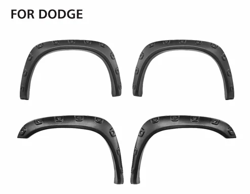 Plastic Fender Flares Wheel Flares  Mudguard Arch Wholesaler Hot Selling  4x4 Offroad for   Ram 1500
