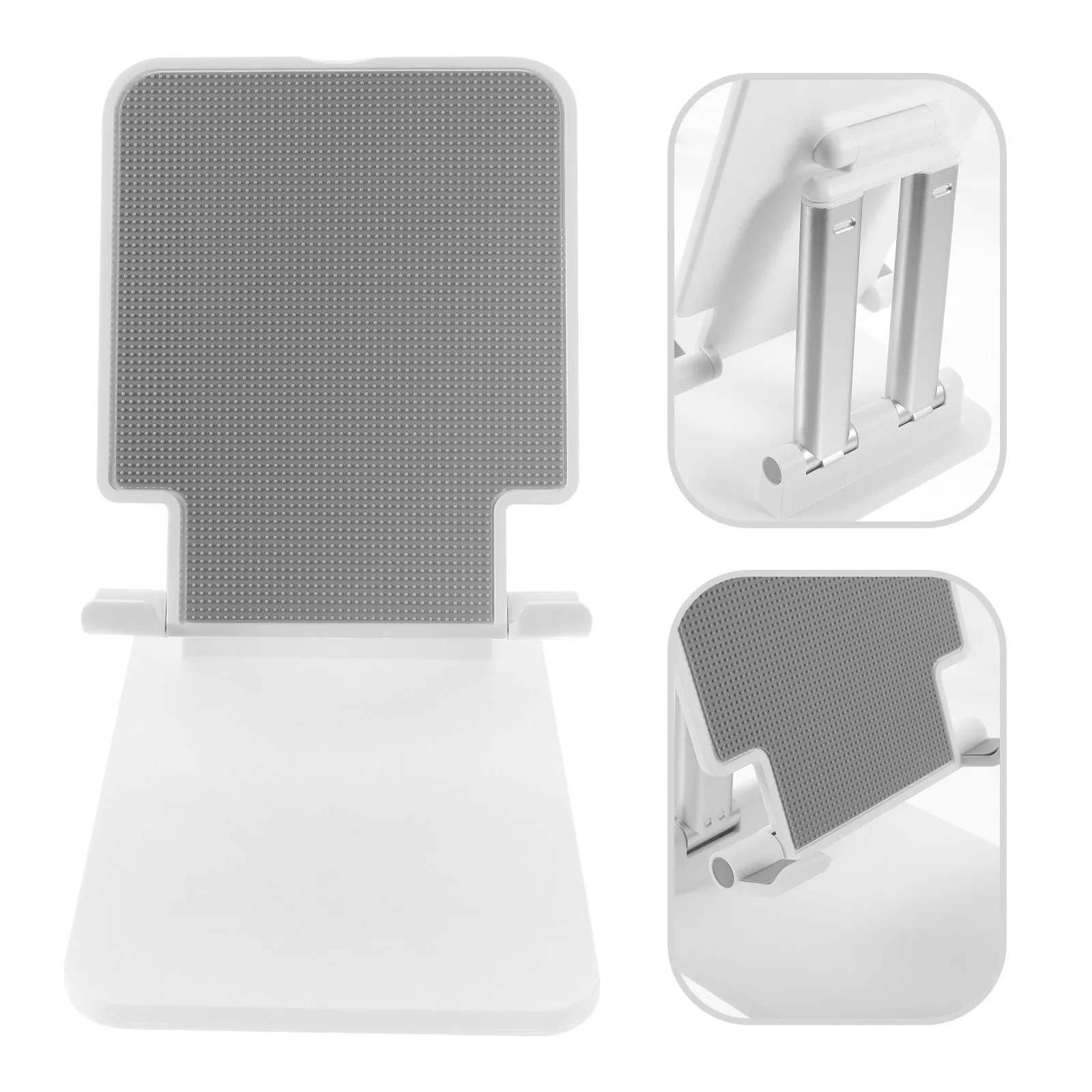 

Durable Folding Tablet Stand Adjustable Metal Organizer for Video Calls Music Watching Perfect Home Use Tablet Bracket