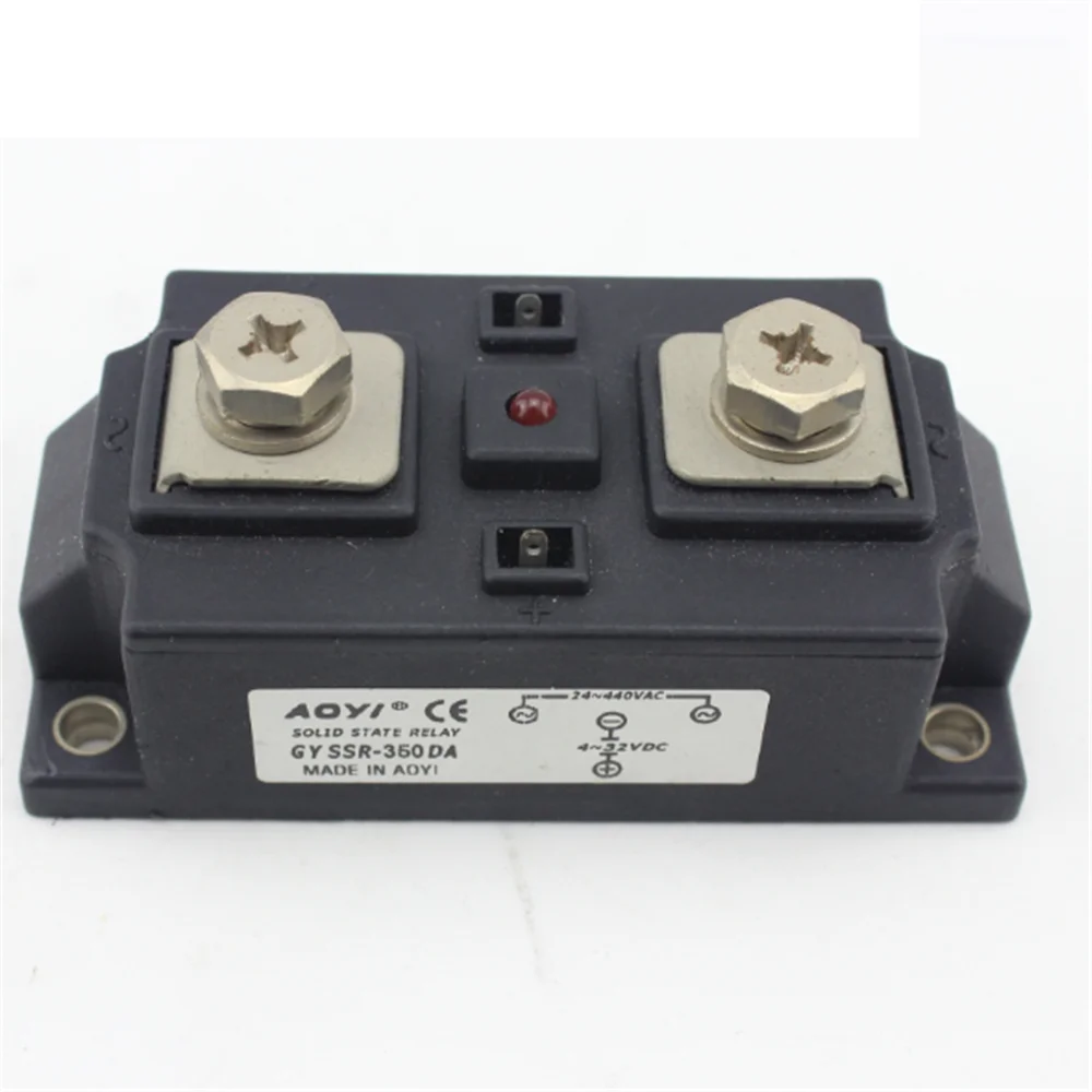 

AOYI DC-AC SSR-350 DA 350A module signal control high current thyristor module