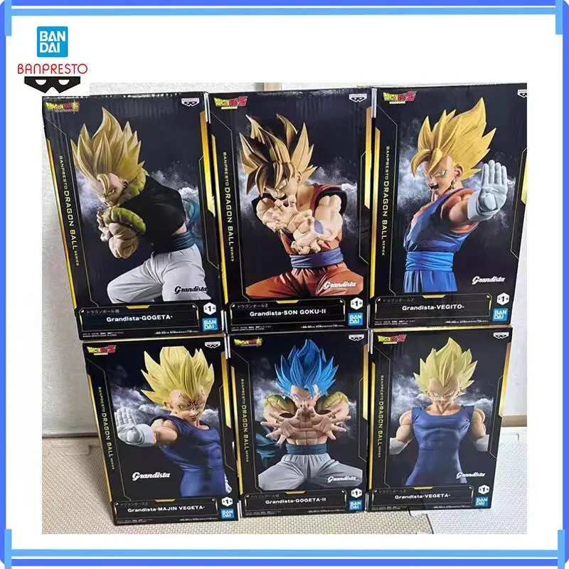 100 % Original, auf Lager, Bandai, Original Banpresto Grandista Dragon Ball Z Vegito Figur, Anime-Modell, verpackte Spielzeuggeschenke
