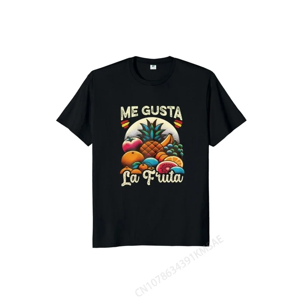 Me Gusta La Fruta T-shirt I Like Fruits Funny Spanish Meme T Shirts For Men Women  Cotton Unisex Tee Tops 50950