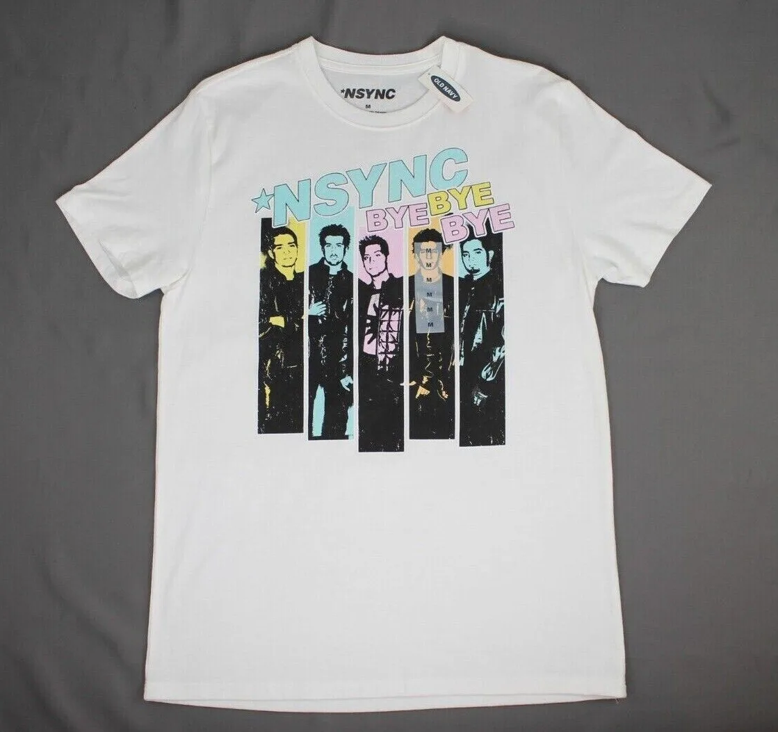 NEW NSYNC American Boy Band POP Justin Timberlake CONCERT TOUR SZ. M T-Shirt