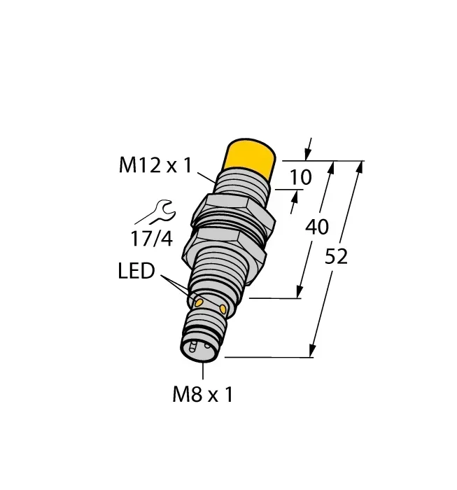 Inductive Capacitive Sensing Probe Sensor NI10U-M12-AP6X-V1131 Three Proximity Switch