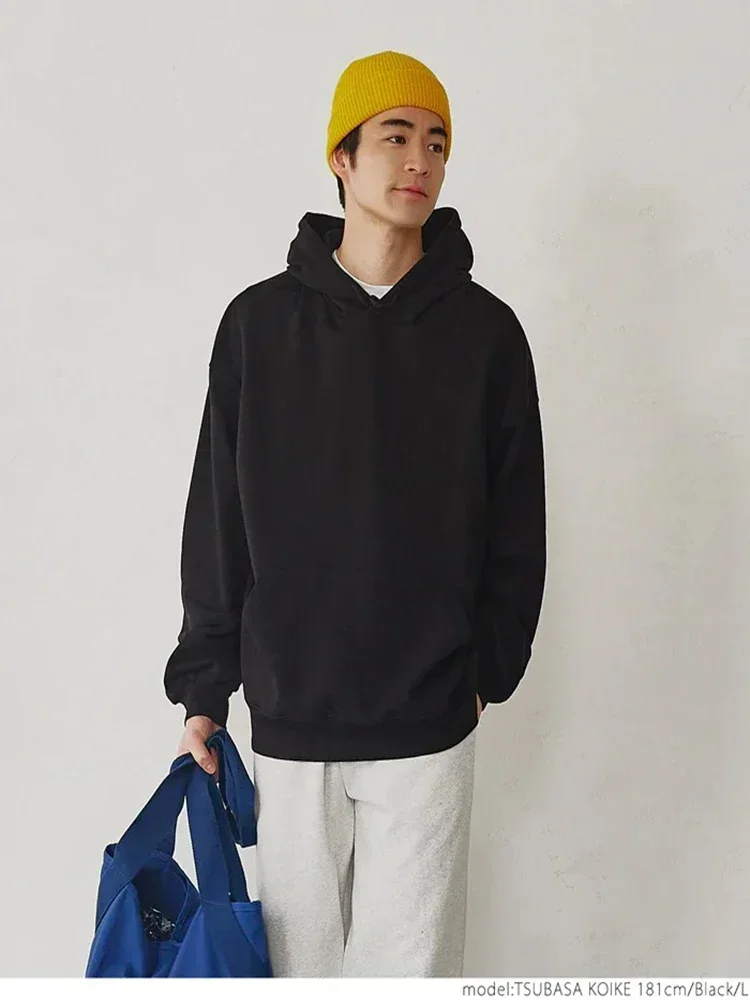 

2025 Net Edition Spring and Autumn Men's Hoodie Sports Fashion Street Wear Casual Men's Solid Color Loose Breathable Hoodie