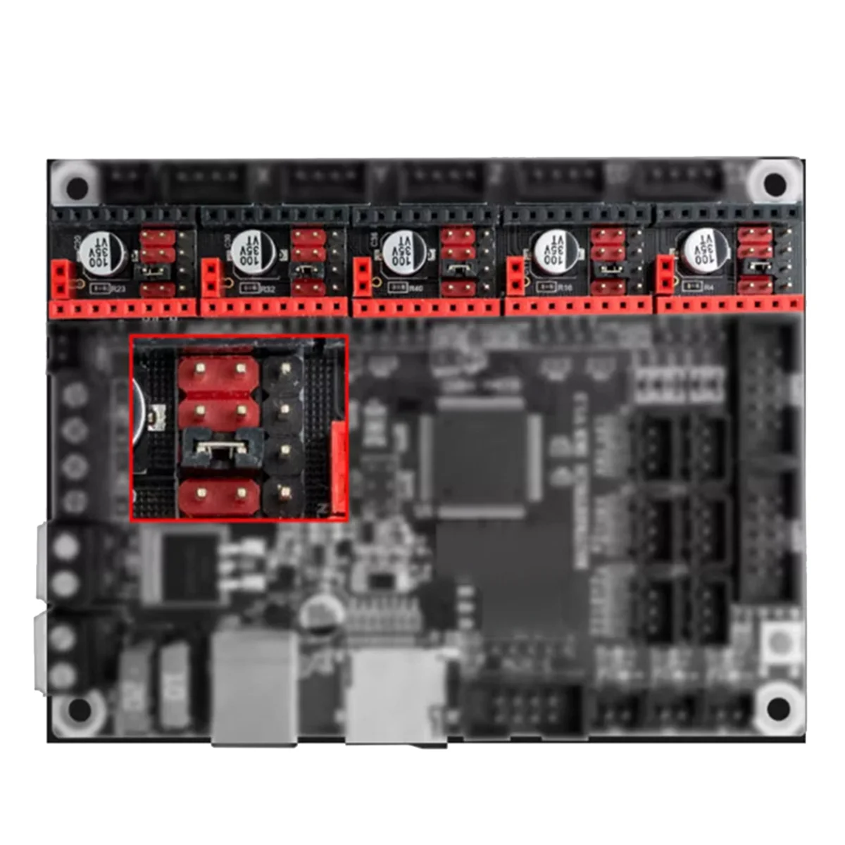 SMIEA MKS TMC2226 ステッピング モーター ドライバー ヒートシンク付き 超静音ドライバー TMC2209 TMC2208 3D プリンター アクセサリーを交換