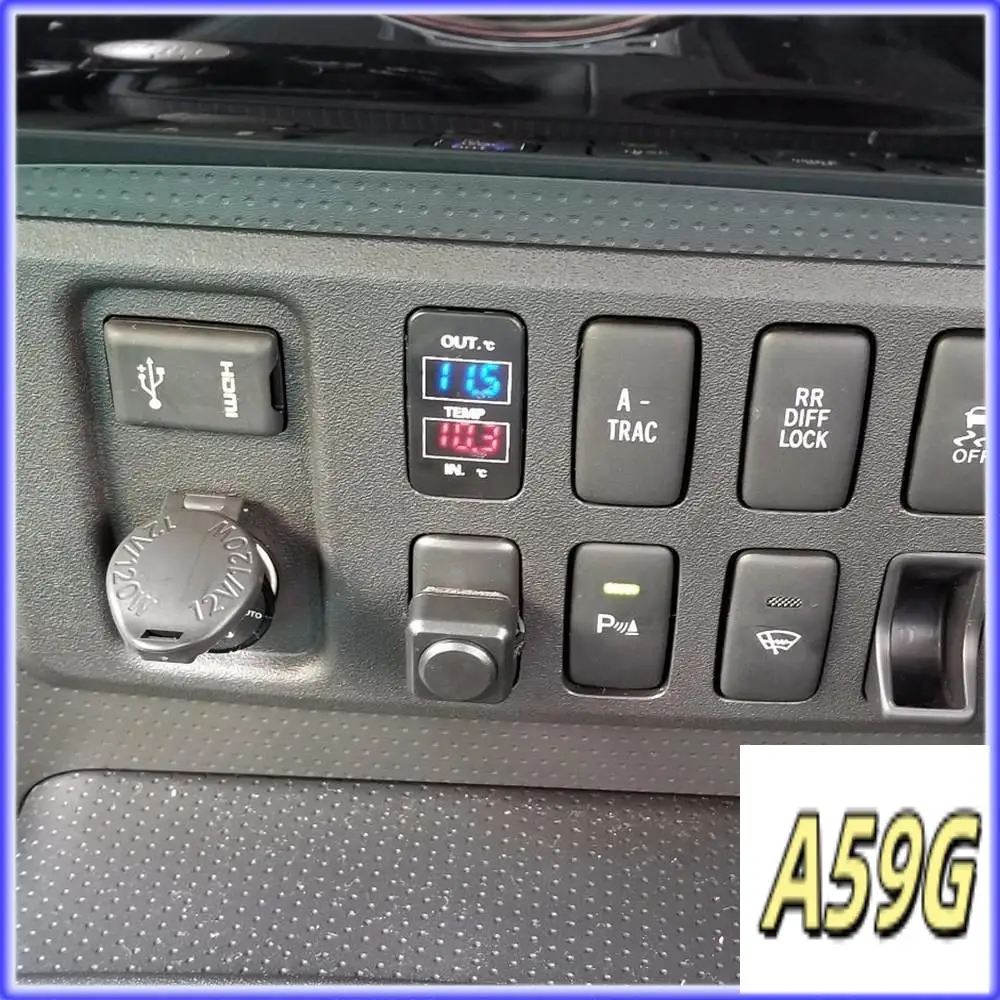 G9-Car عرض درجة الحرارة الداخلية والخارجية مستشعر درجة الحرارة المزدوج لنيسان قاشقاي X-Rail Sunny NV200 Teana