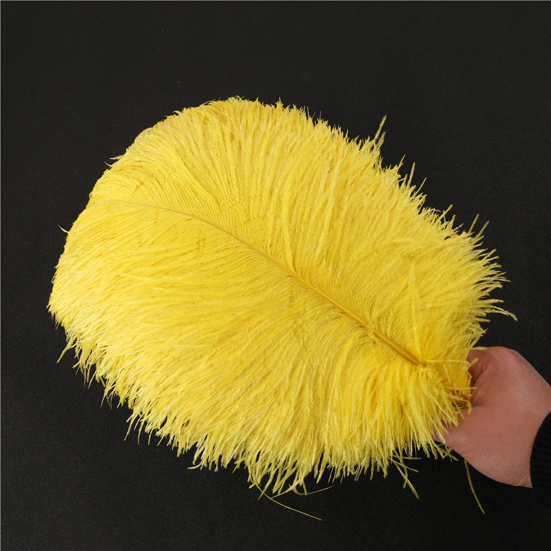 21 لون من الجلد الطبيعي ريش النعام الوردي للحرف اليدوية لتزيين حفلات الزفاف قطع مركزية لتزيين طاولات النعام