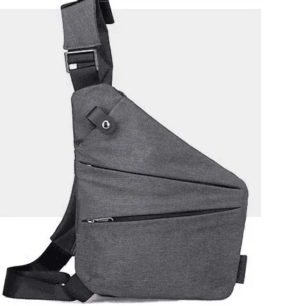 Borst Tassen Crossobdy Tassen Voor Mannen Waterdichte Mannelijke Multifunctionele Cross Body Messenger Tas Enkele Schouder Grey Heuptasje Zak