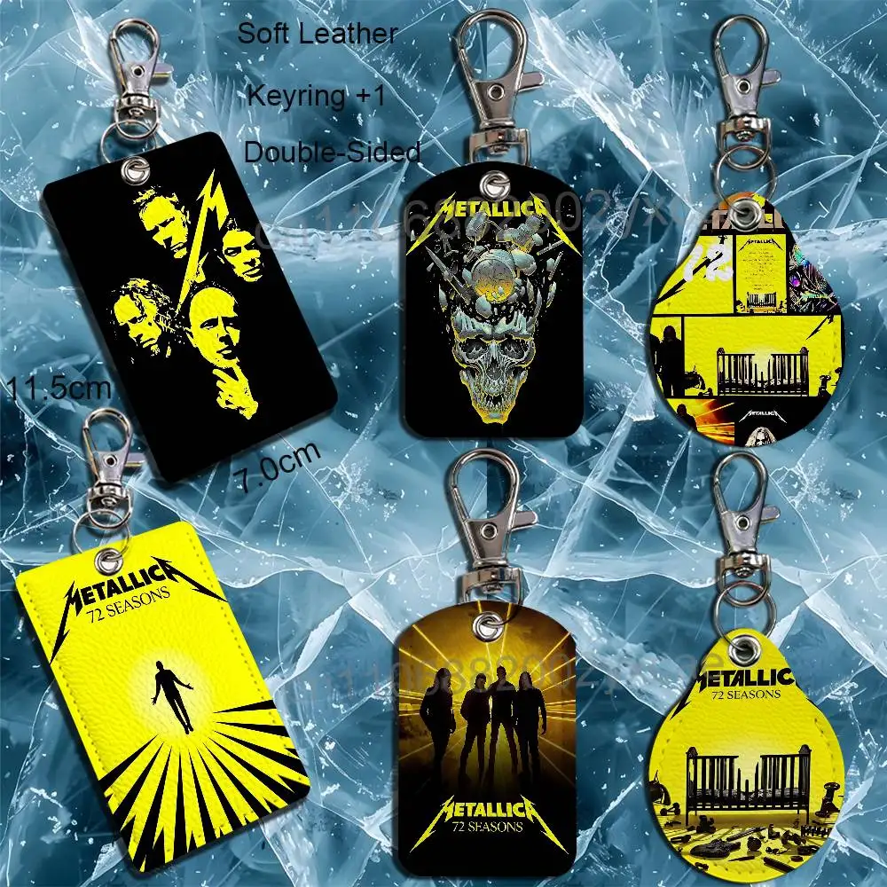 ReLoad M72 Seasons BAND Metallica Holder For Bank Business Work Card Holder Student Card Case Bus Card Keychain