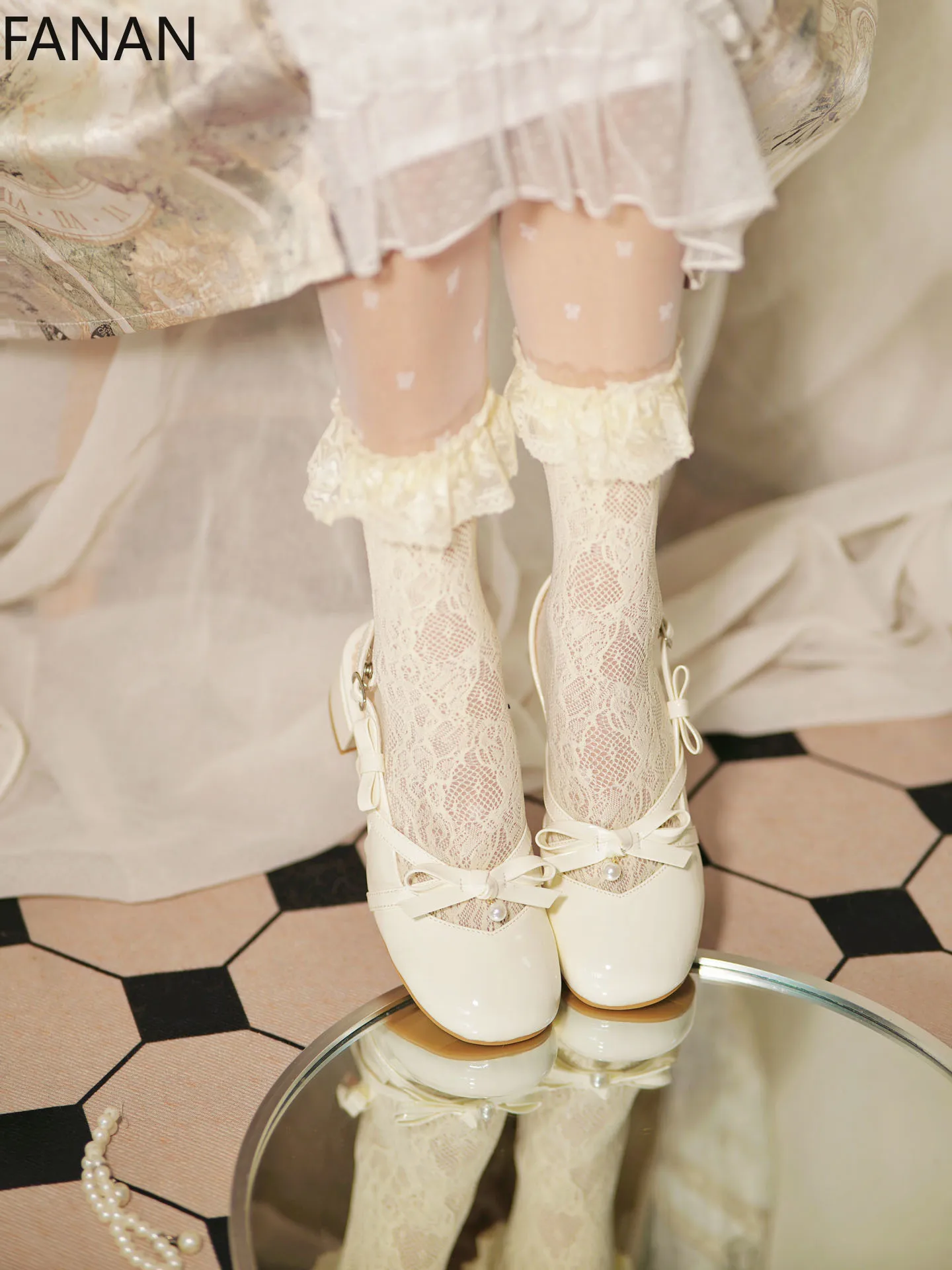 Summer Sandals 2025 New Lolita Elegant Square Toe Cute High Heel Sandals Sweet Casual Non-Slip Shoes for Women's