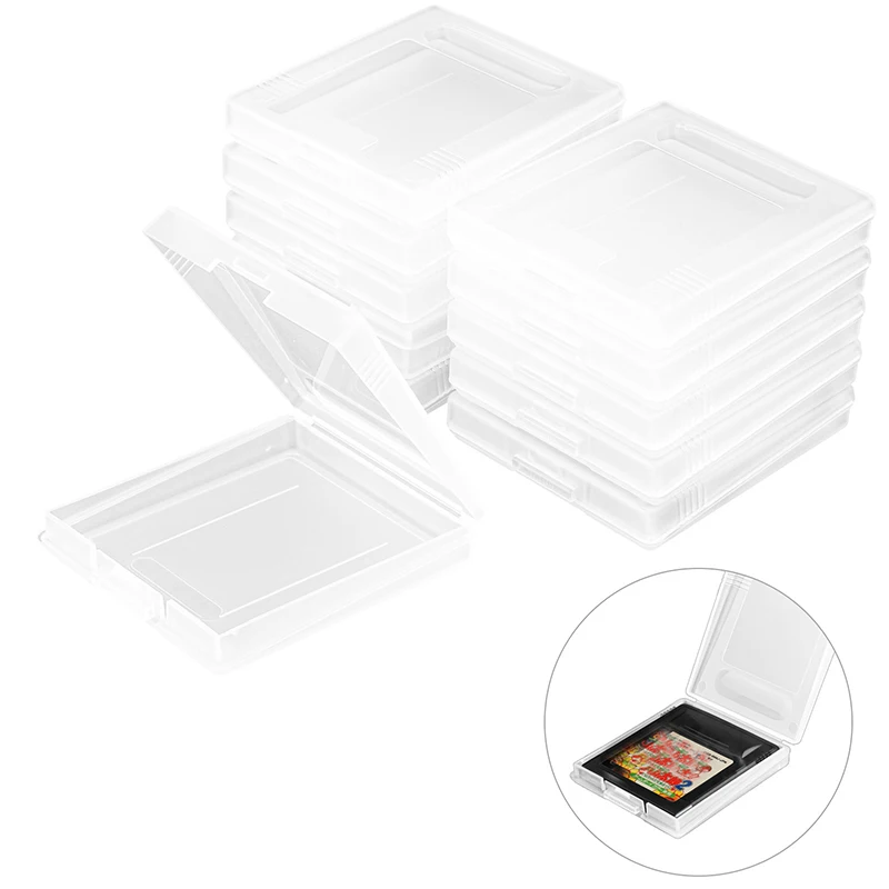 Kunststoffbox für Nintendo GB, transparente Hülle für Gameboy Advance GBC GBP, Kartenaufbewahrung, schützende Gaming-Kartuschenhülle