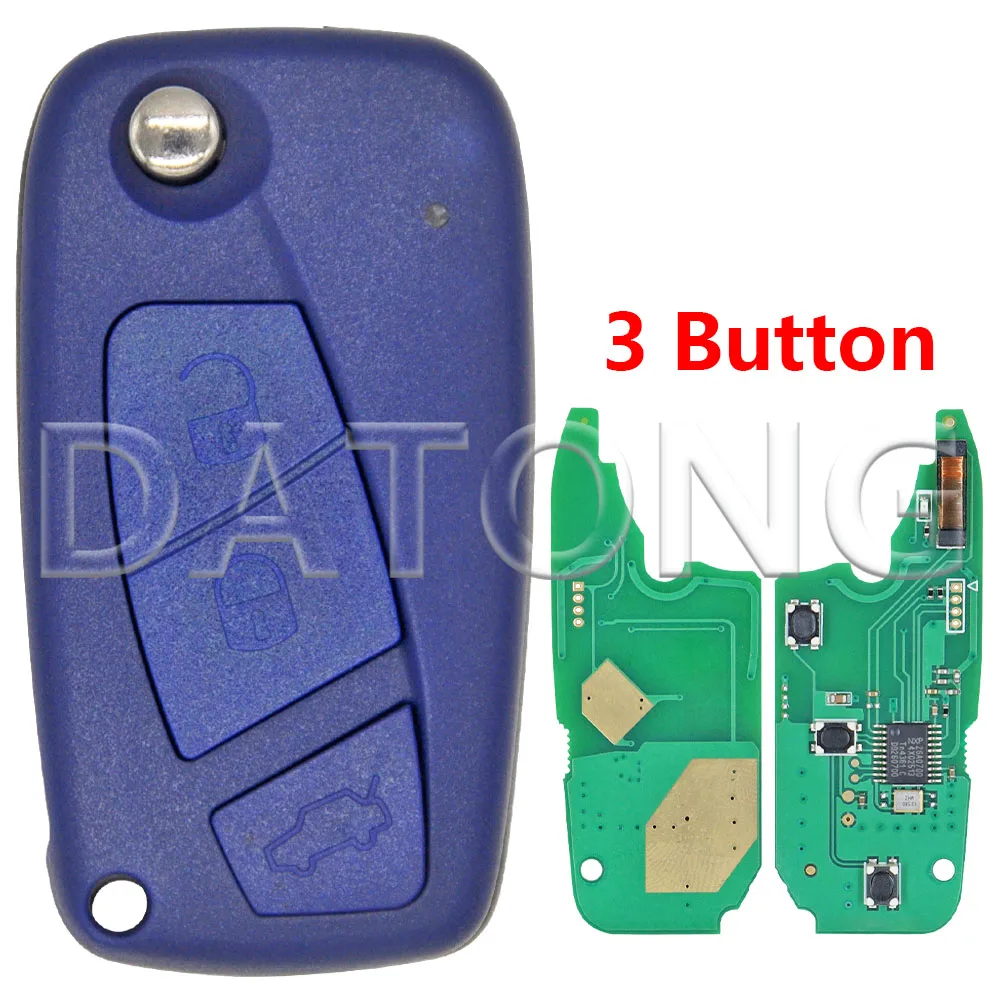 

Datong World ID46 PCF7941 Chip 433MHz Flip Car Remote Key For Fiat Panda 2003-2012