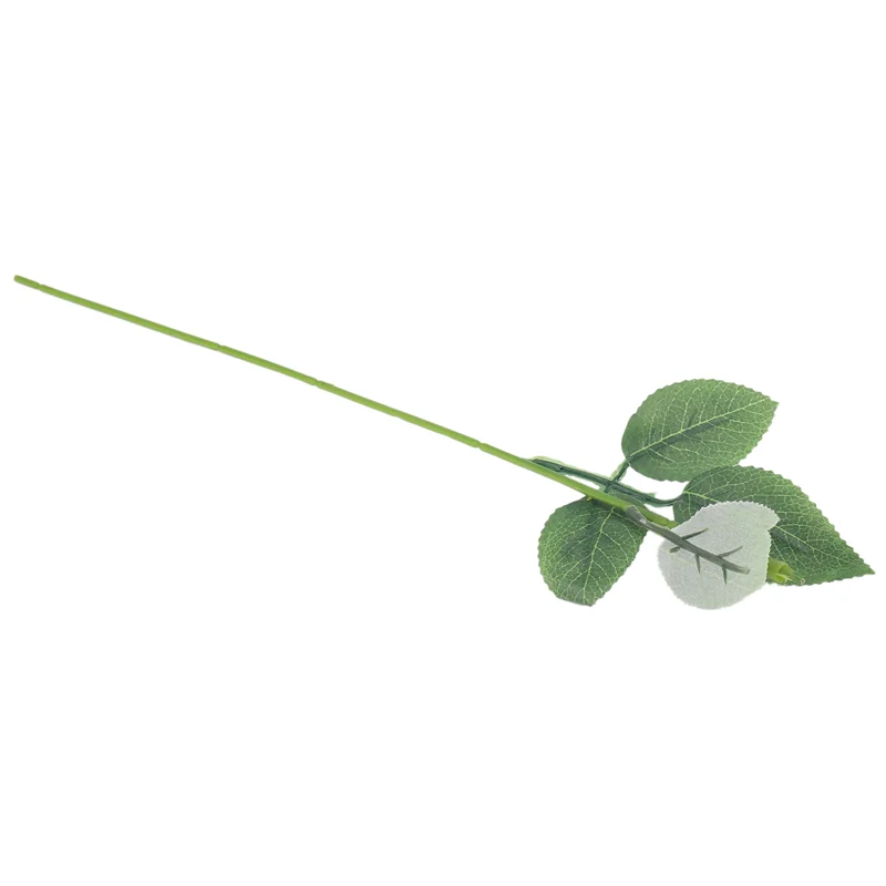 

ABSE-300Pcs Artificial Fake Rose Flower Stems For DIY Handmade Bouquet Flower Leaf Vein Wedding Home Decoration