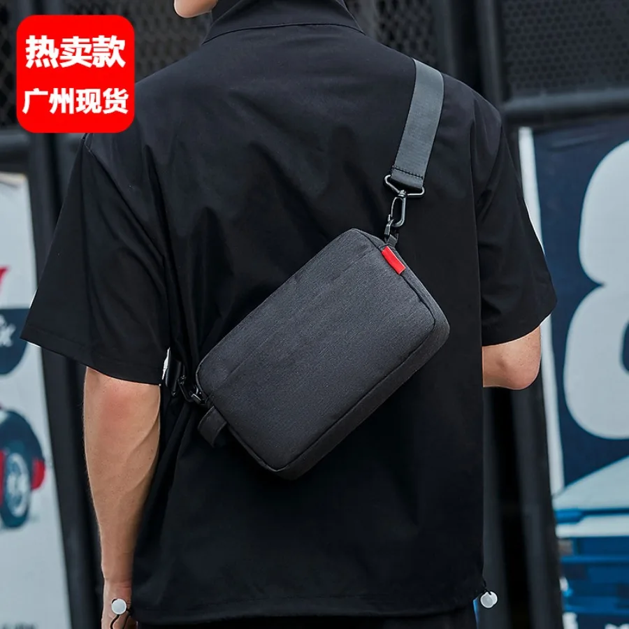 

【New style】Men's messenger bag small new fashionable functional -body bag casual shoulder bag men's summer sports back bag wome