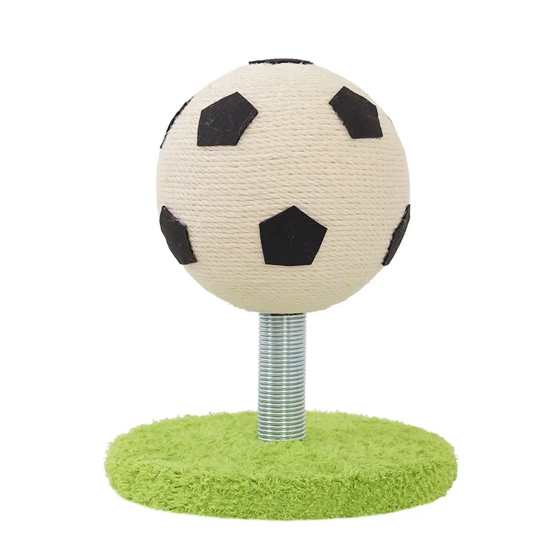 

Upright Tumbler Cat Scratcher, Sisal Ball & Hemp Rope, Durable Self-play Toy, Low Shedding, Bite & Scratch Resistant For Cats