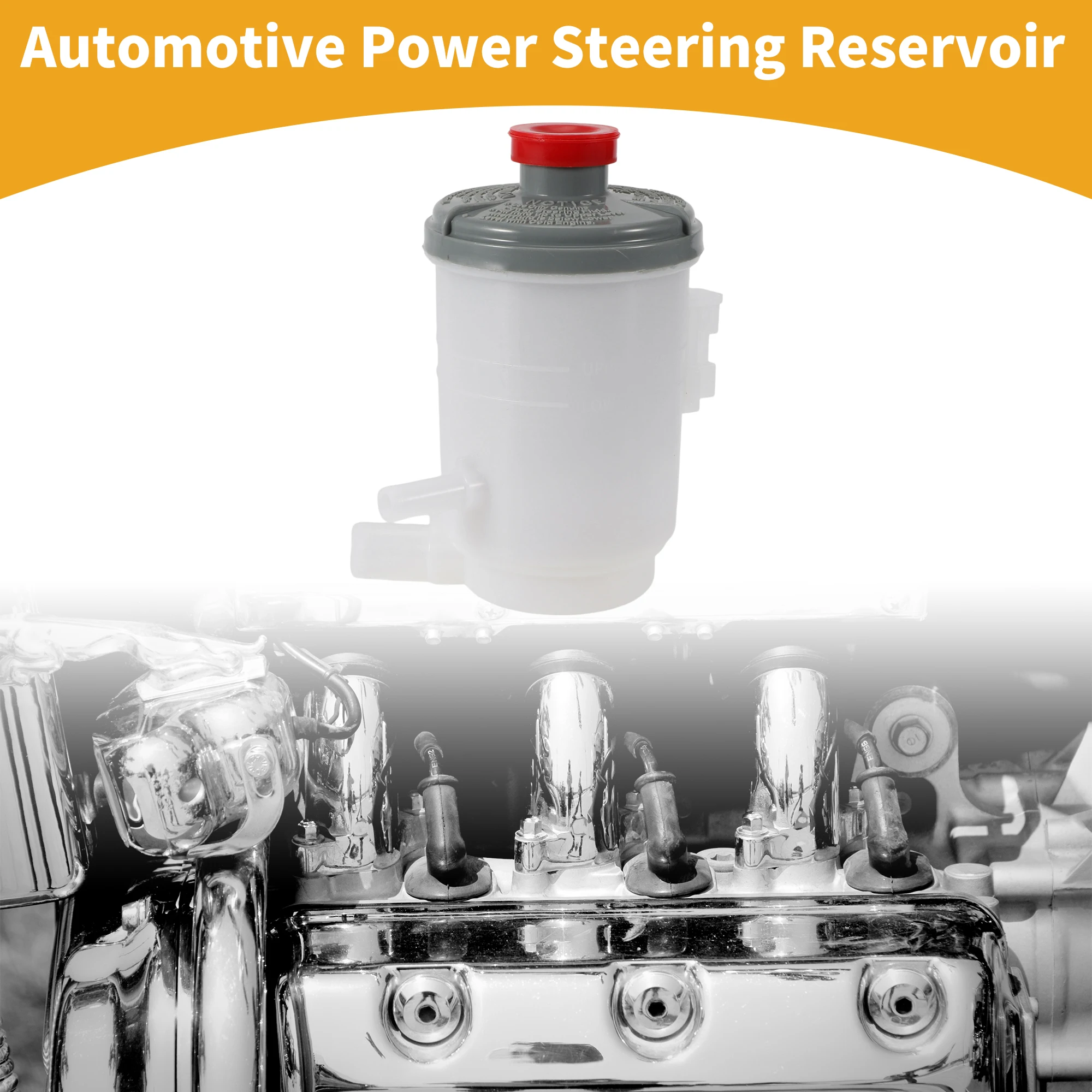 

UXCELL Automotive Power Steering Reservoir for Honda Odyssey 2011-2017 Plastic White