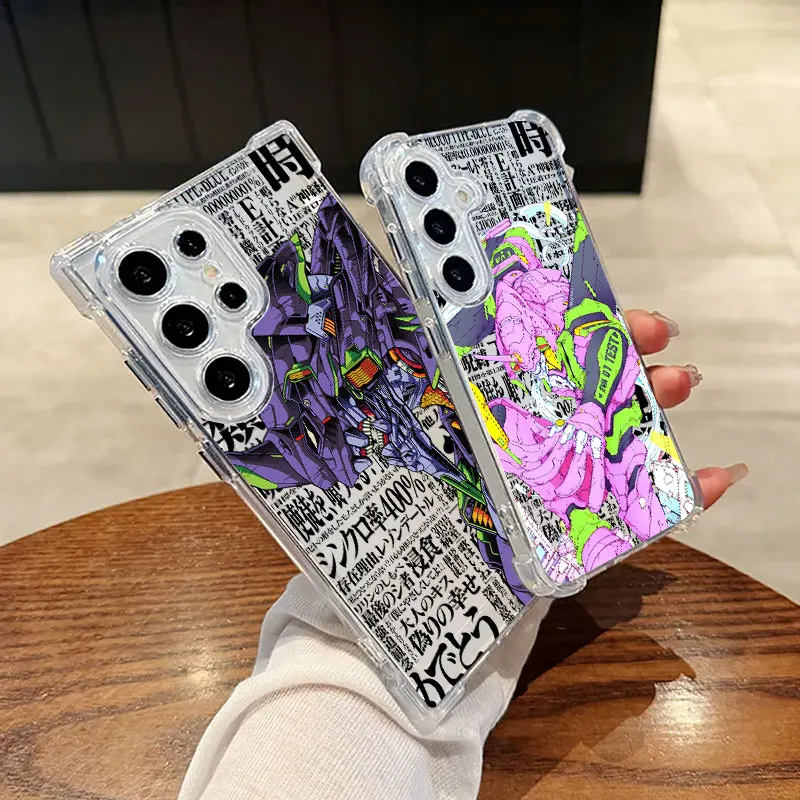 N-Neon Anime G-Genesis Clear Phone Case For Samsung Galaxy S26 S25 S24 Ultra S23 S22 Plus S21 S20 S26 FE 5G E-Evangelions Cover - view 2