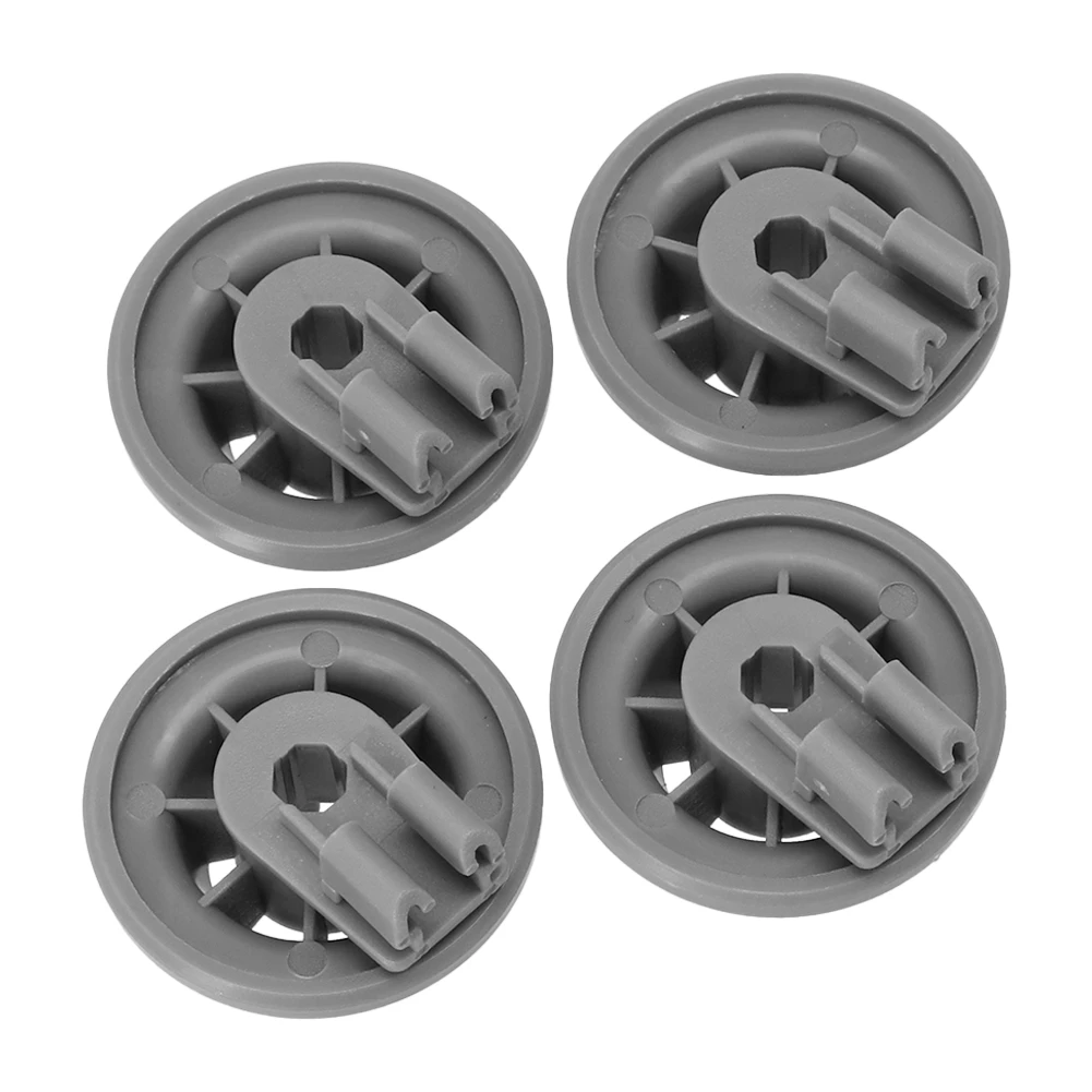 Bottom Basket Wheels Basket Wheels Roll Ø:37 Mm Wear Resistant 4Pcs ABS Material Basket Roll For Siemens 611475 00611475
