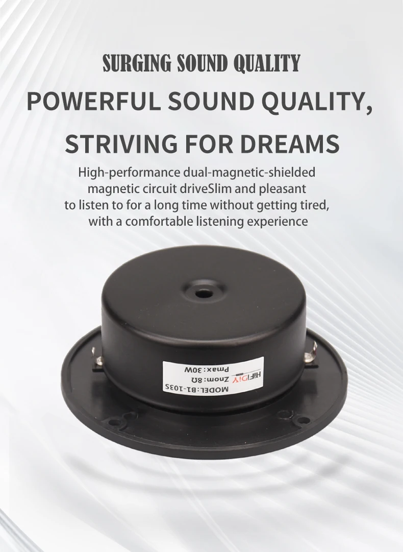 Hifidiy Sống 4 ~ 4.5 Inch Tweeter Loa Đơn Vị Lụa Đen Màng 4/8OHM 30W Atreble Loa B1S-95/100/103/104/108/110/116Mm