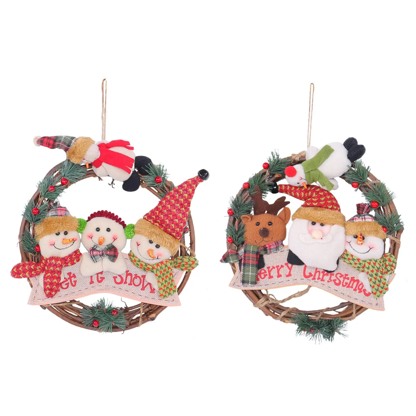 زينة عيد الميلاد المعلقة مجموعة الاحتفال الهدايا زخرفة داخلية لخزانة عطلة باب غرفة المعيشة هووسورمينغ