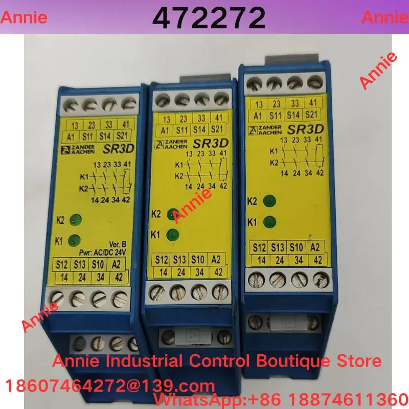 Second-Hand Test OK Original imported safety relay SR3D 24V spot order number 472272