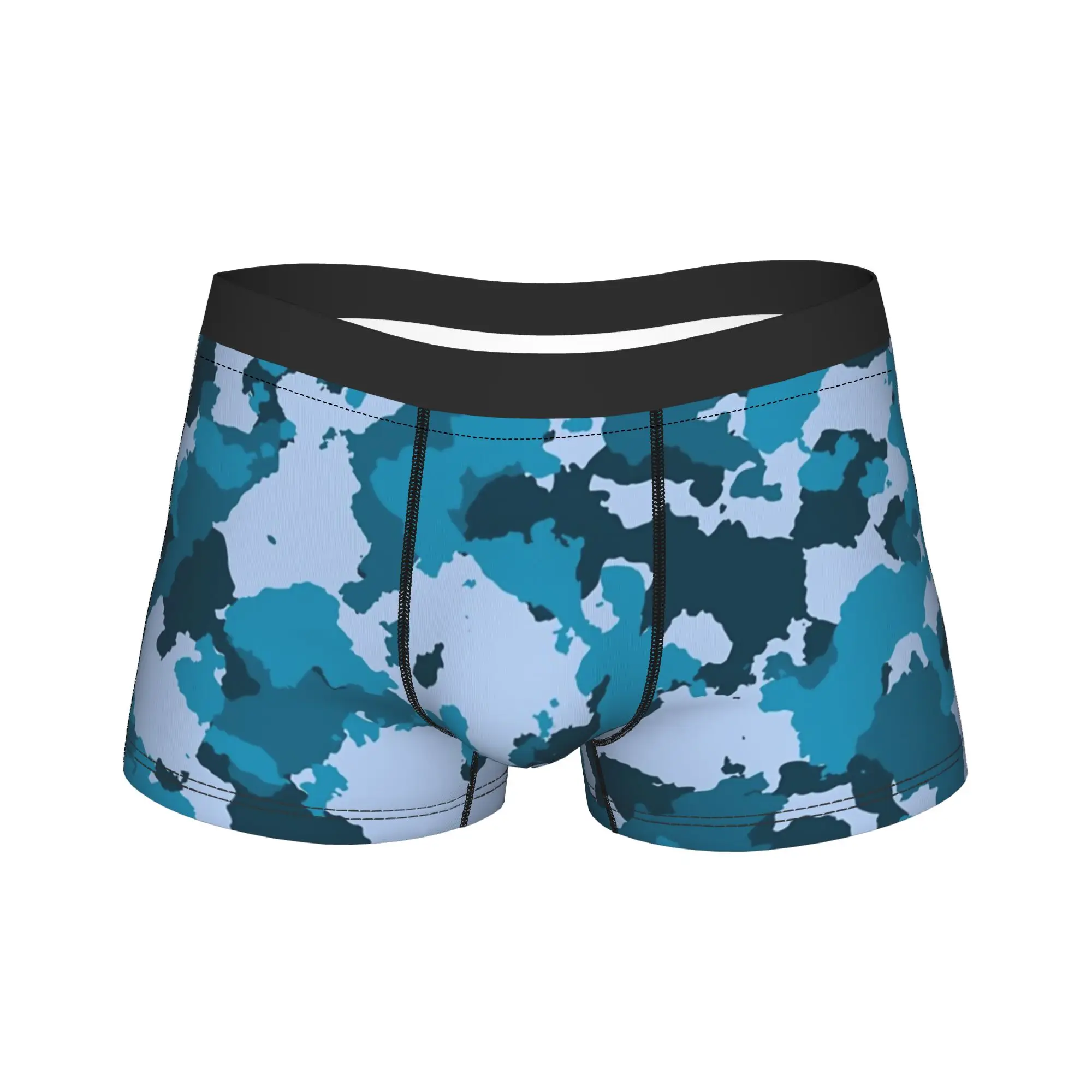 

Camouflage Man Underwear Camo Boxer Briefs Shorts Panties Novelty Polyester Underpants for Homme S-XXL