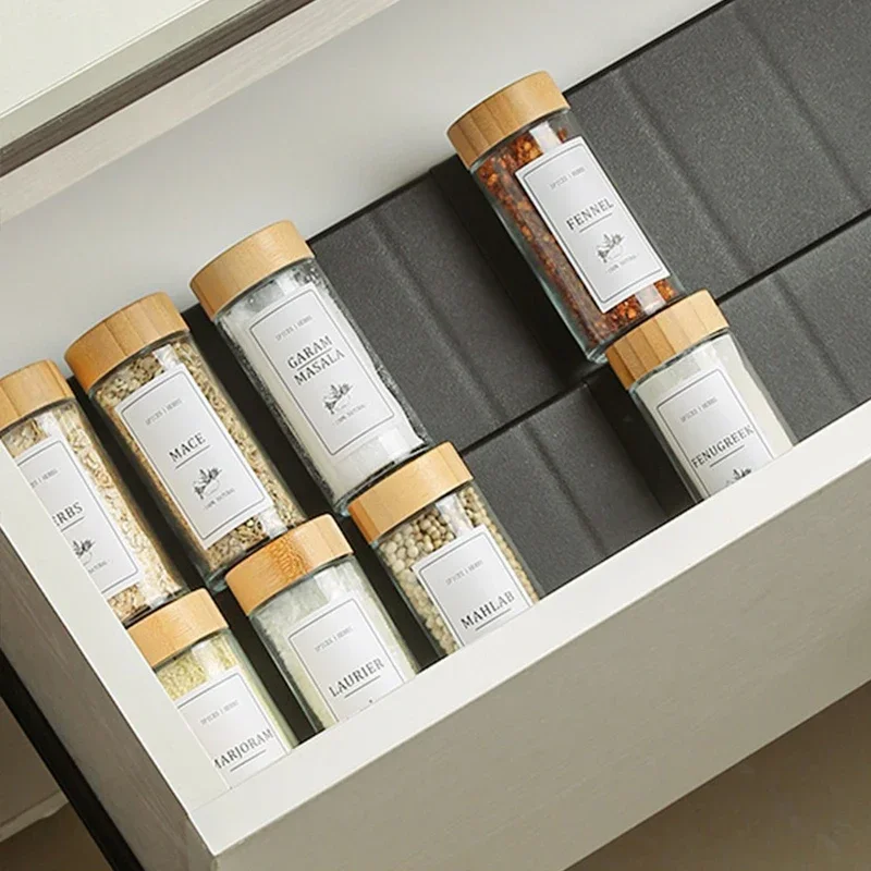 Кухонный органайзер для ящиков для специй, регулируемая полка для специй для бутылок с приправами, шкаф, кладовая, кухонный органайзер, аксессуары Кухонный органайзер для ящиков для специй, регулируемая полка для специй для бутылок с приправами, шкаф, кладовая, кухонный органайзер, аксессуары