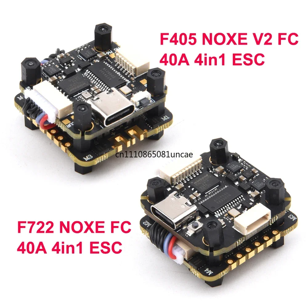

F405 F4 NOXE V2 FC / F722 F7 NOXE Flight controller JHEMCU EM40A 40A 4in1 ESC Mini Stack 20mmx20mm For FPV RC Drone ELF88 90 Q90