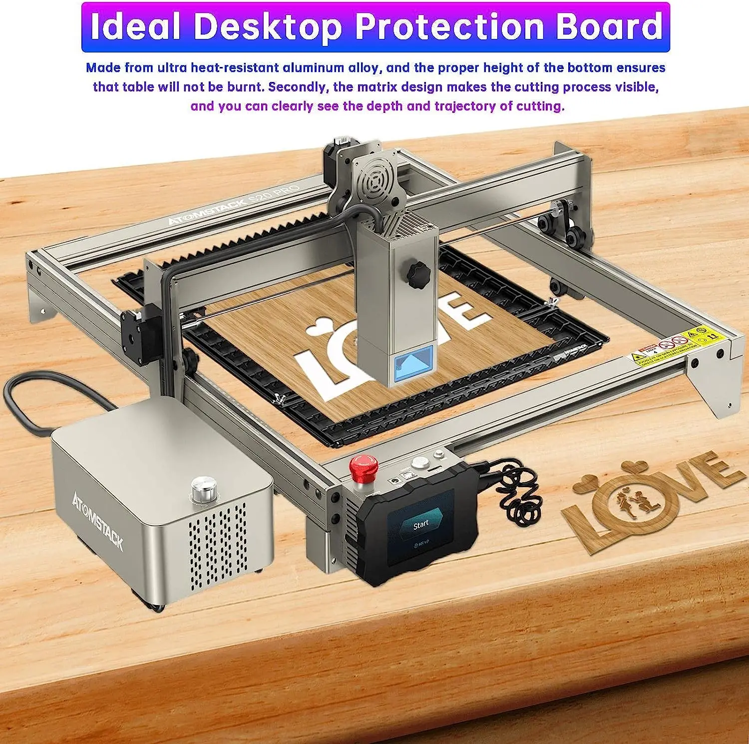 A30 X30 S30 Pro 160w Laser Engraver Cutter With F1 Worktable Panel R3 PRO Rotary Roller Extension Kit Large Size Set