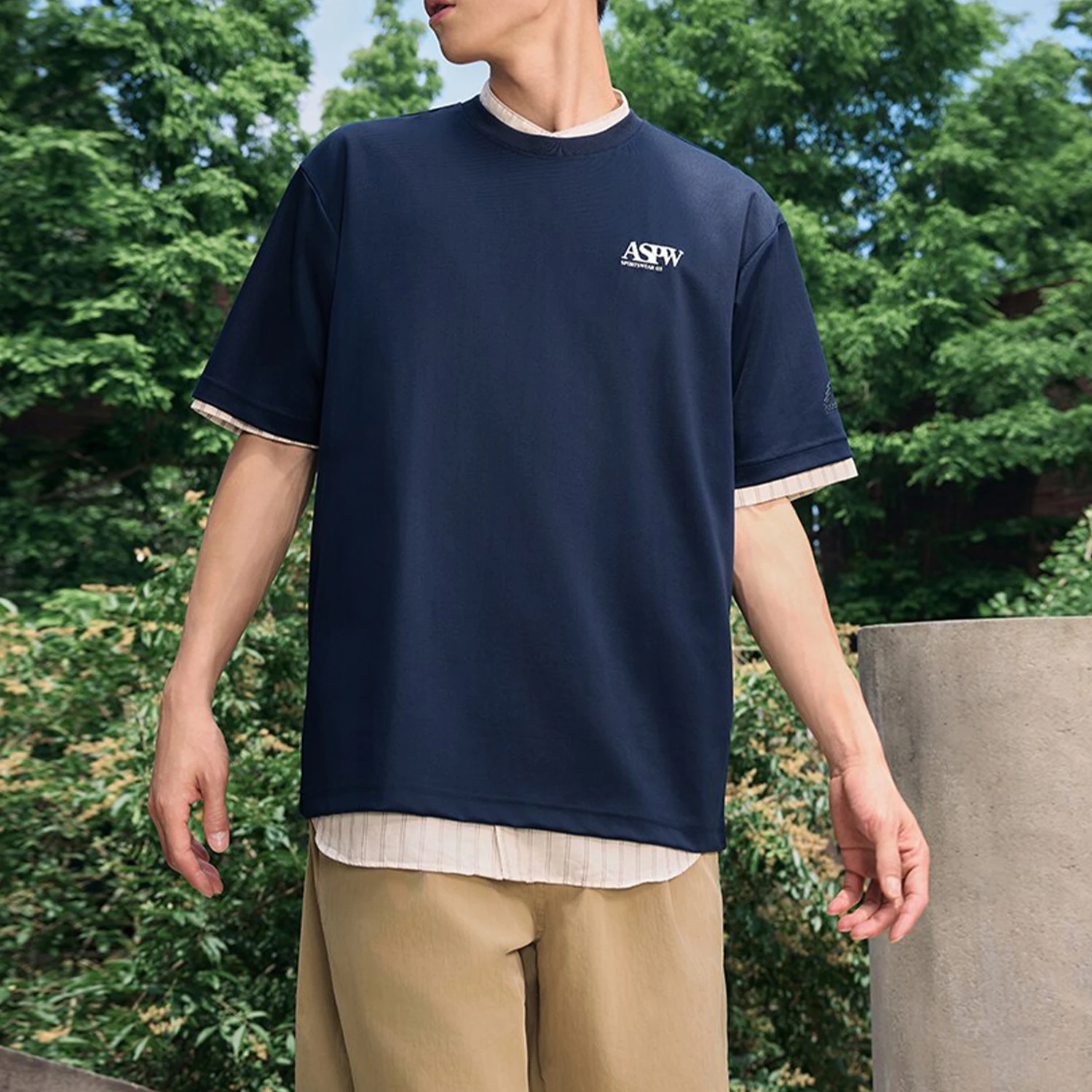 

Официальный летний мужской свободный спортивный повседневный спортивный рукав Adidas с круглым вырезом и коротким рукавом JD0382