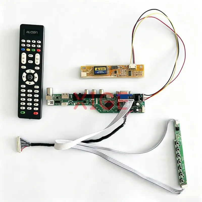 Matrix Controller Drive Board Fit TM150XG LTN150XG LTN150X6 LTN150XB 1024x768 1024*768 HDMI+VGA+AV+USB LVDS-30Pin 1-CCFL DIY Kit