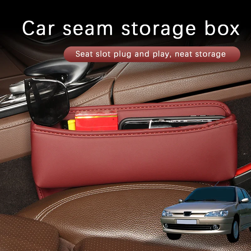 

Car Seat Gap Side Organizer Multifunctional Console Gap Filler Side Storage Bin Car Interior Storage Bag For Peugeot 306