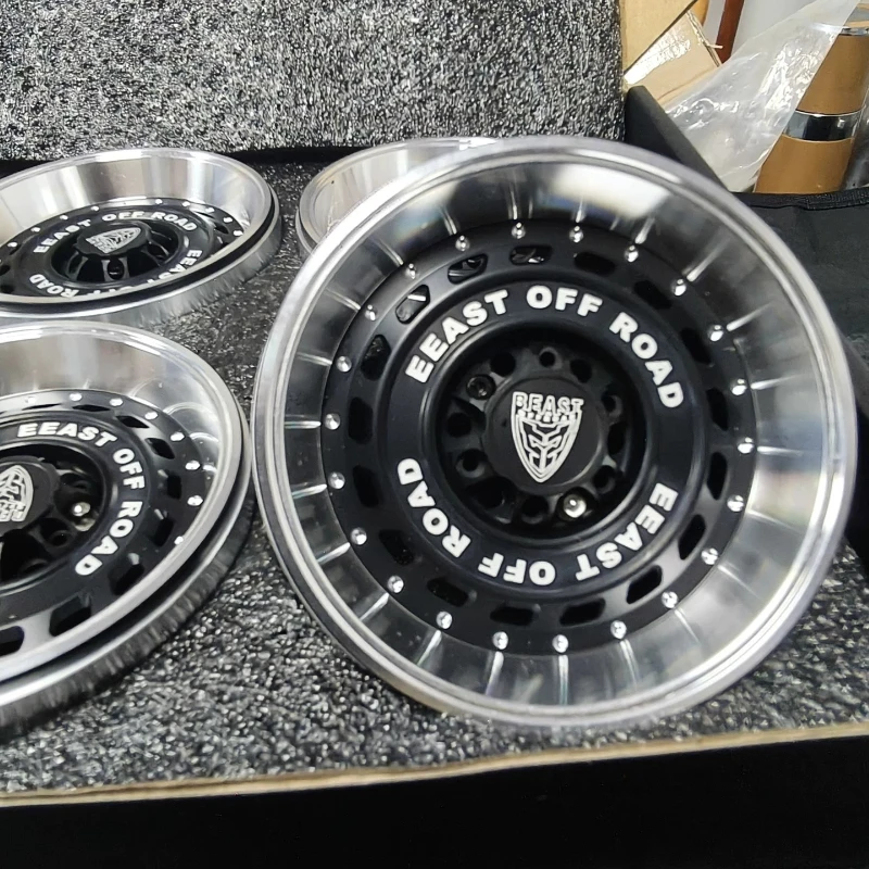 4 قطعة 1.9 بوصة 2.2 بوصة 2.6 بوصة عجلات معدنية ل 1/10 1/8 RC الزاحف سيارة TRX4 المدافع محوري SCX10 RC4WD D90 TRX6 MK07 خزان 300 #3