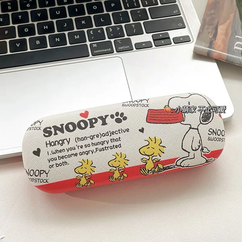 Cartoon Cute Snoopy Glasses Case Anime Puppy Hard Shell Protective Case Student Glasses Storage Box Student Birthday Gifts