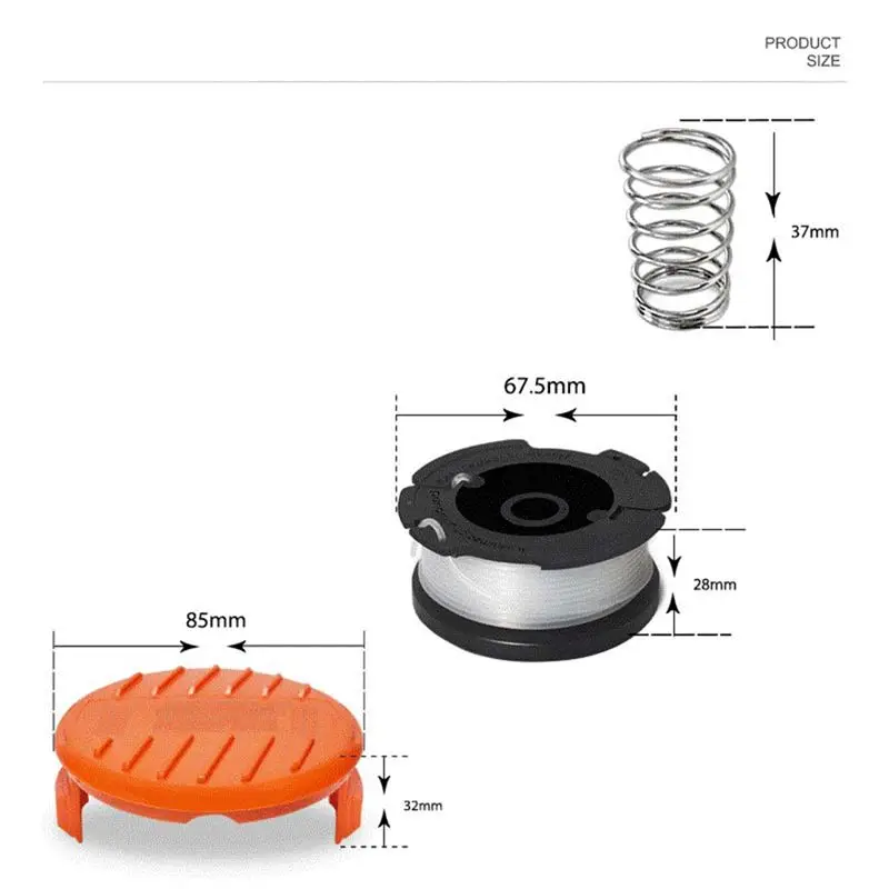 

Y17A Weed Eater Spool for BLACK DECKER AF-100-3ZP String Trimmers